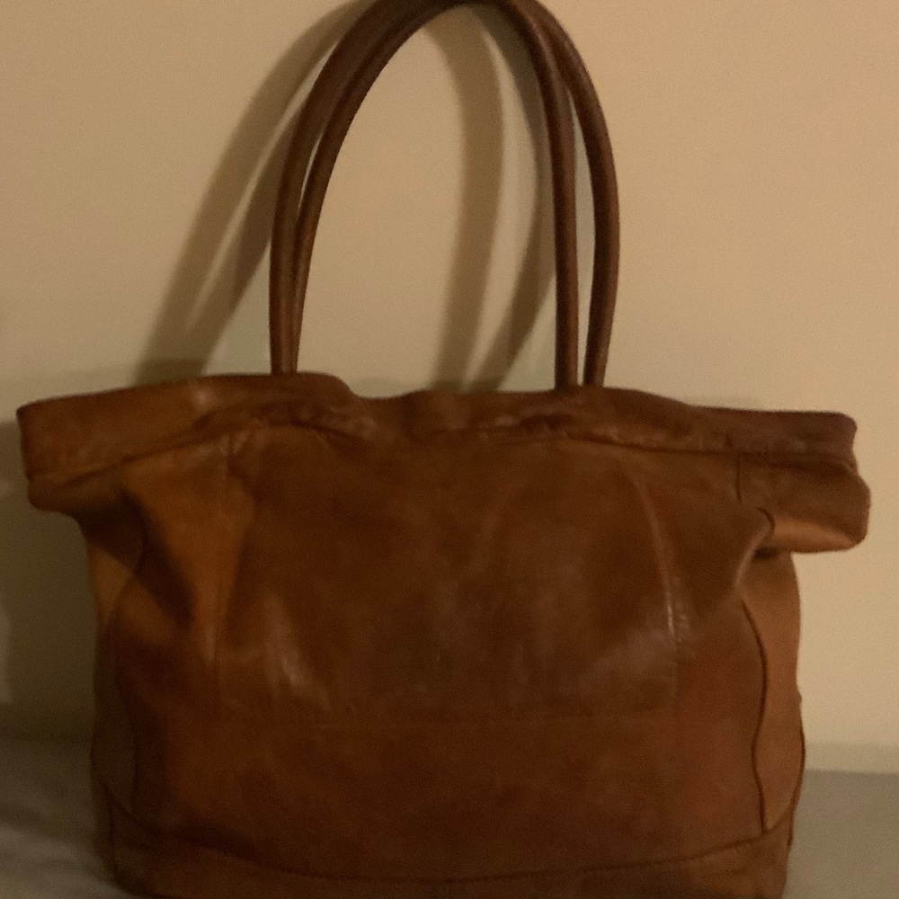 Giorgio Brato Large Leather Bag Made In Italy
